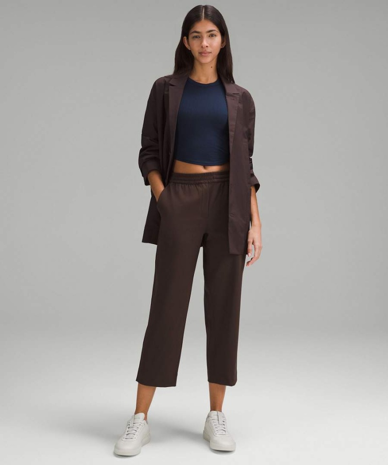 Pantalon Lululemon Tapered-Leg Mid-Rise Crop 25