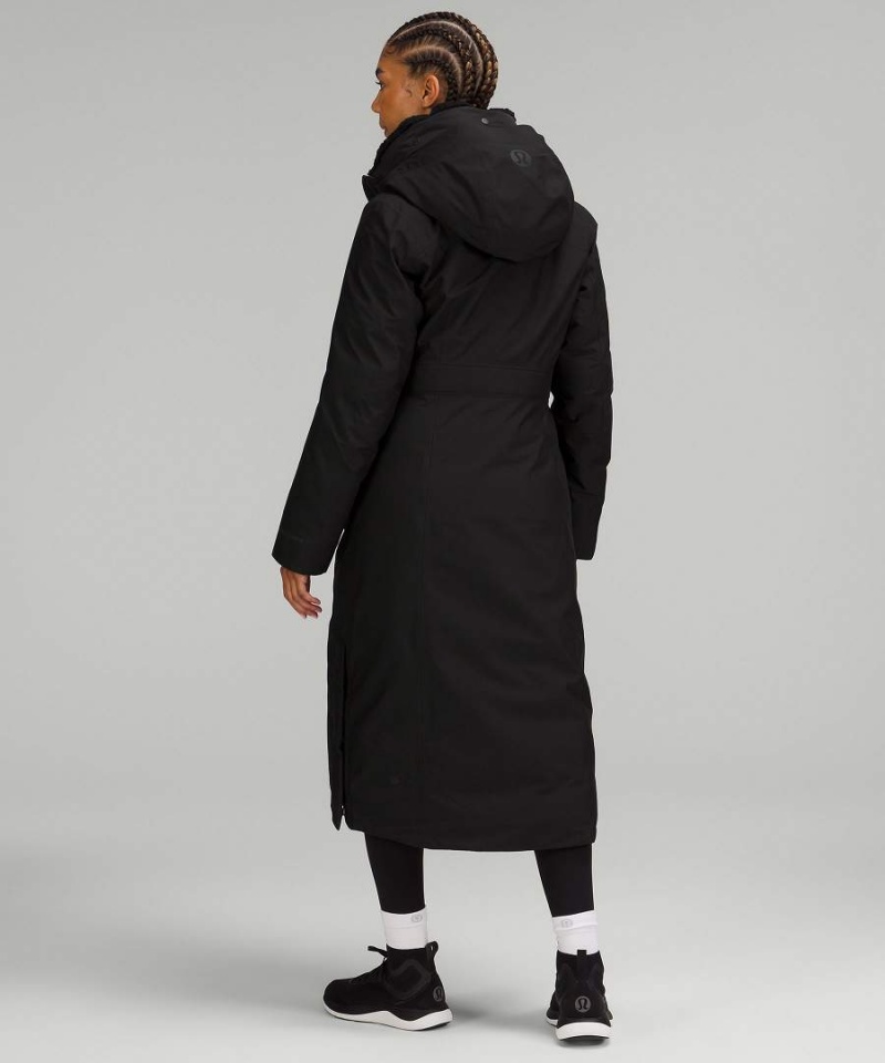 Parka Lululemon Snow Warrior Long Mujer Negras Chile | 941RALMHU