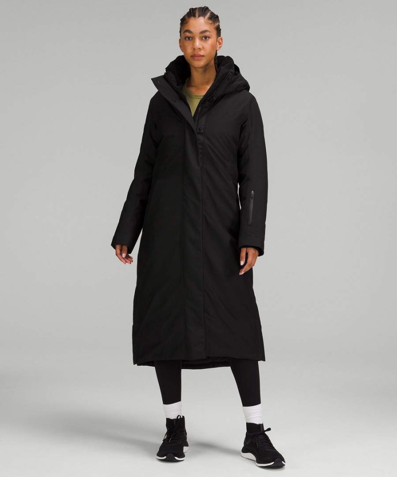 Parka Lululemon Snow Warrior Long Mujer Negras Chile | 941RALMHU