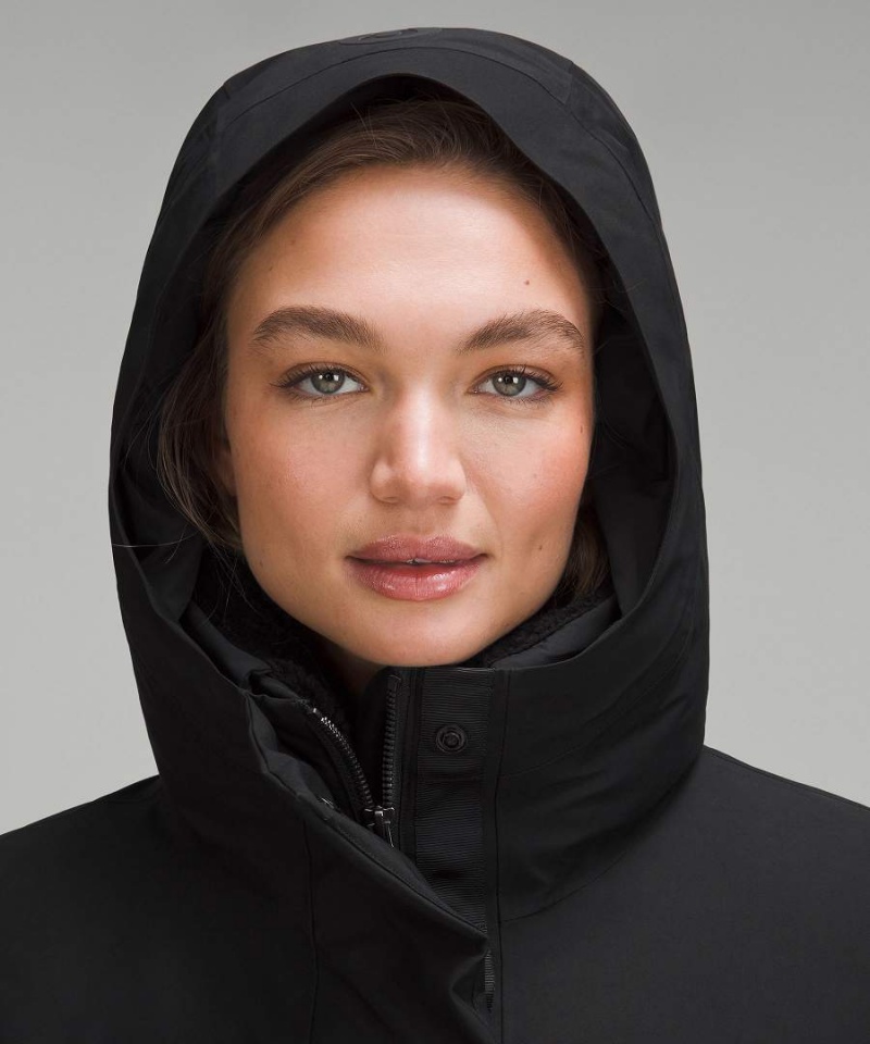 Parka Lululemon Snow Warrior Mujer Negras Chile | 016SBXFCW
