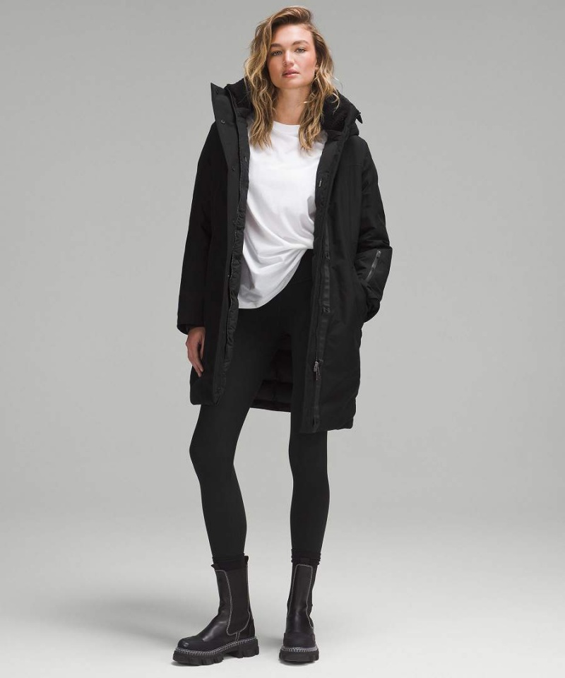 Parka Lululemon Snow Warrior Mujer Negras Chile | 016SBXFCW