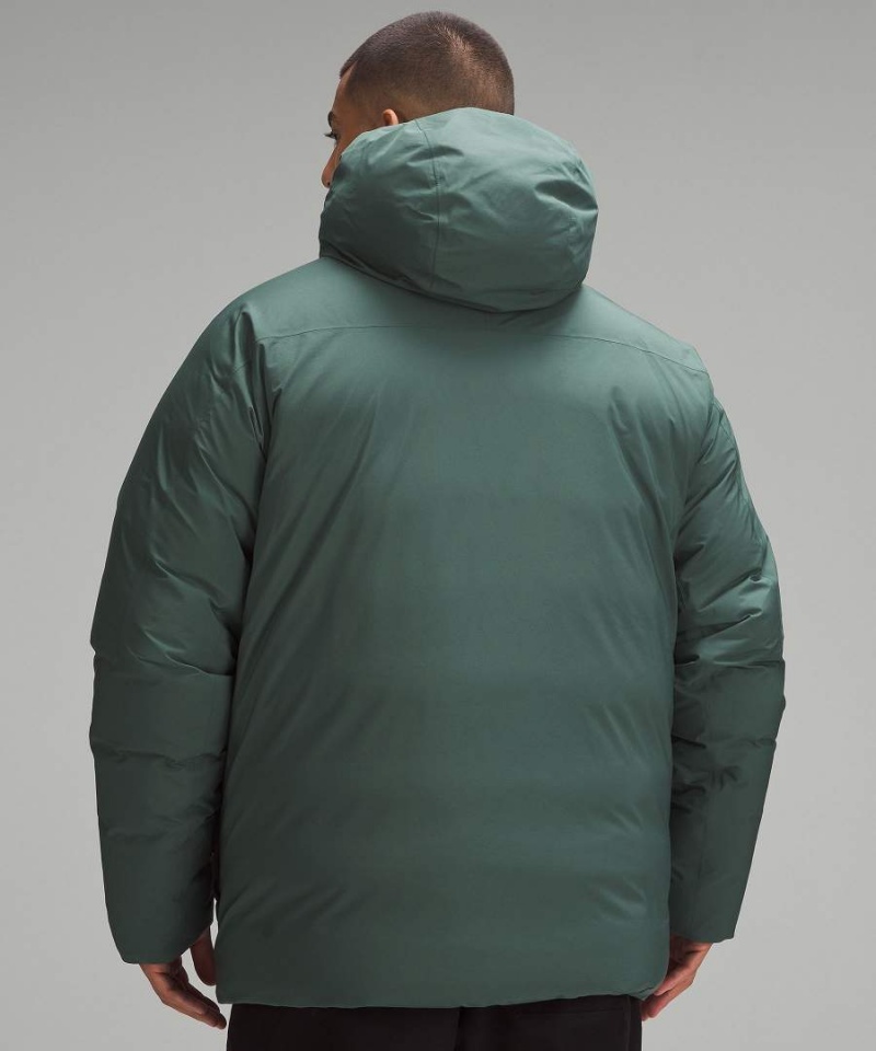 Parka Lululemon StretchSeal Down-Filled Hombre Verde Oscuro Chile | 840ALGBWX