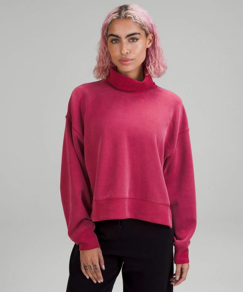 Pullover Lululemon Softstreme Turtleneck Mujer Burdeos Chile | 104WYCSNA