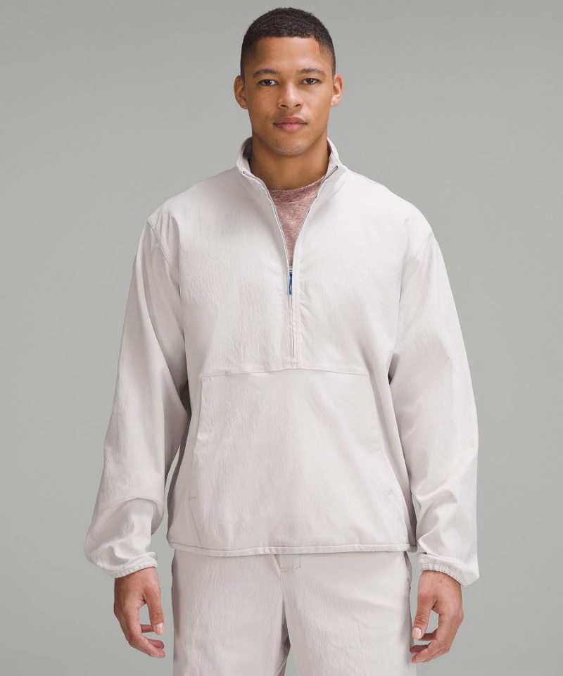 Pullover Lululemon lab Stretch Woven Half-Zip Hombre Blancas Chile | 573VFOGDY