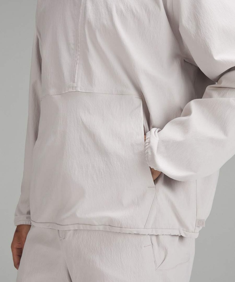 Pullover Lululemon lab Stretch Woven Half-Zip Hombre Blancas Chile | 573VFOGDY