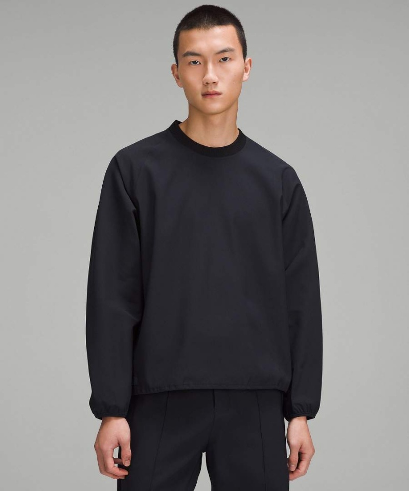 Pullover Lululemon lab Stretch Woven Hombre Azul Marino Negras Chile | 754GPCHYW
