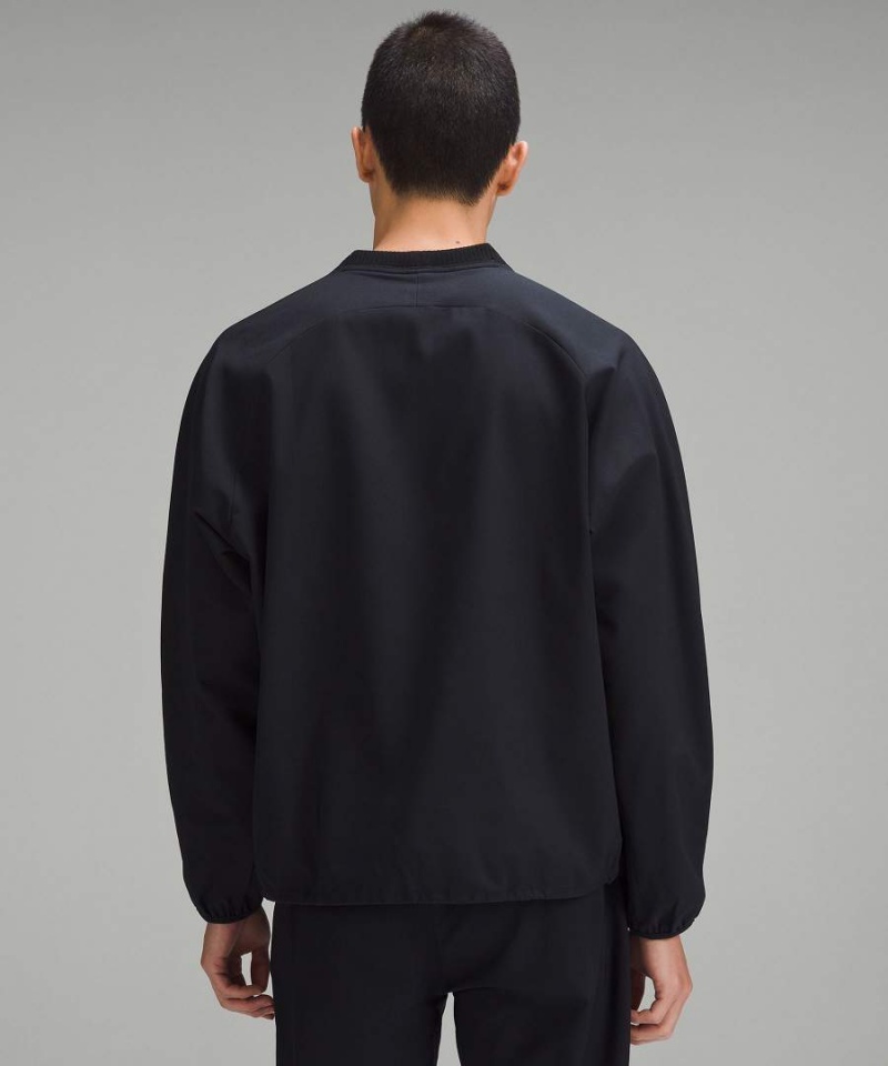 Pullover Lululemon lab Stretch Woven Hombre Azul Marino Negras Chile | 754GPCHYW