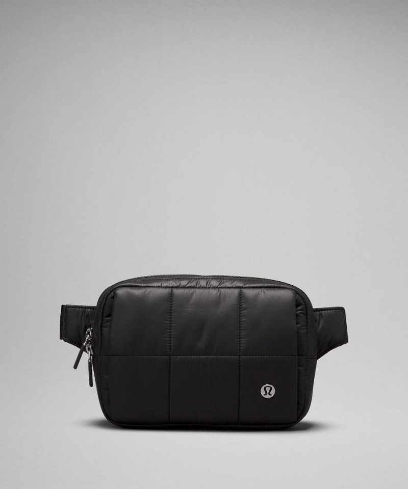 Riñonera Lululemon Acolchado Grid Hand Warmer 1.5L Mujer Negras Chile | 508RCFPNE