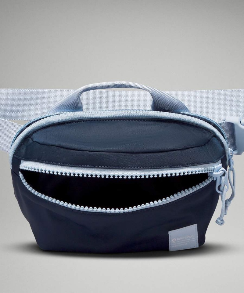 Riñonera Lululemon All Day Essentials 2.5L Hombre Azul Marino Azules Beige Chile | 830PIHYLB