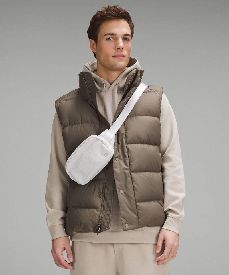 Riñonera Lululemon Everywhere 1L Ripstop Long Correa Hombre Blancas Gris Chile | 139KYZQWD