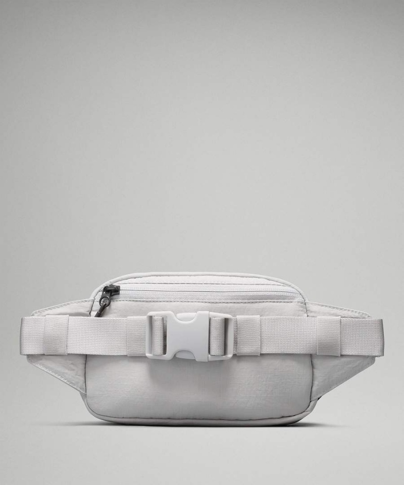 Riñonera Lululemon Everywhere 1L Ripstop Long Correa Hombre Blancas Gris Chile | 139KYZQWD