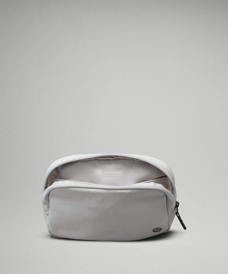 Riñonera Lululemon Everywhere 1L Ripstop Long Correa Hombre Blancas Gris Chile | 139KYZQWD