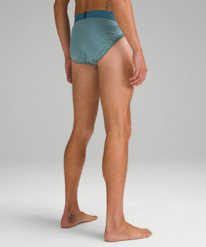 Ropa Interior Lululemon Always In Motion Brief with Fly Hombre Azules Chile | 470FDLRCV
