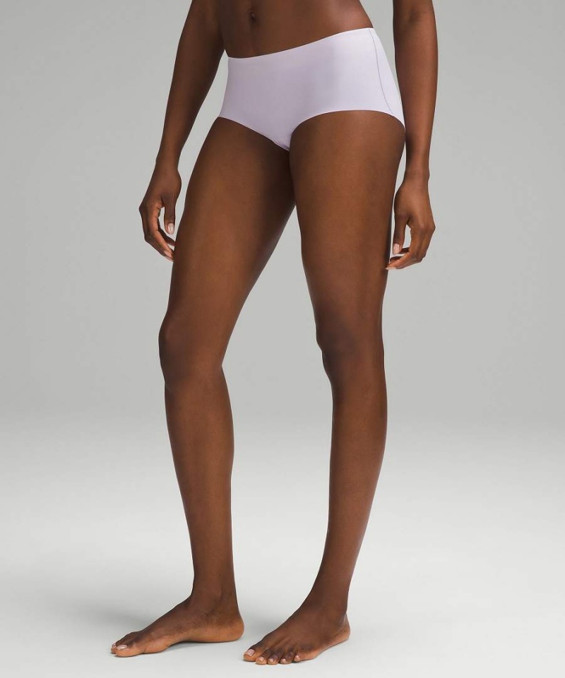 Ropa Interior Lululemon InvisiWear Mid-Rise Boyshort 3 Pack Mujer Negras Chile | 419FXKMIS