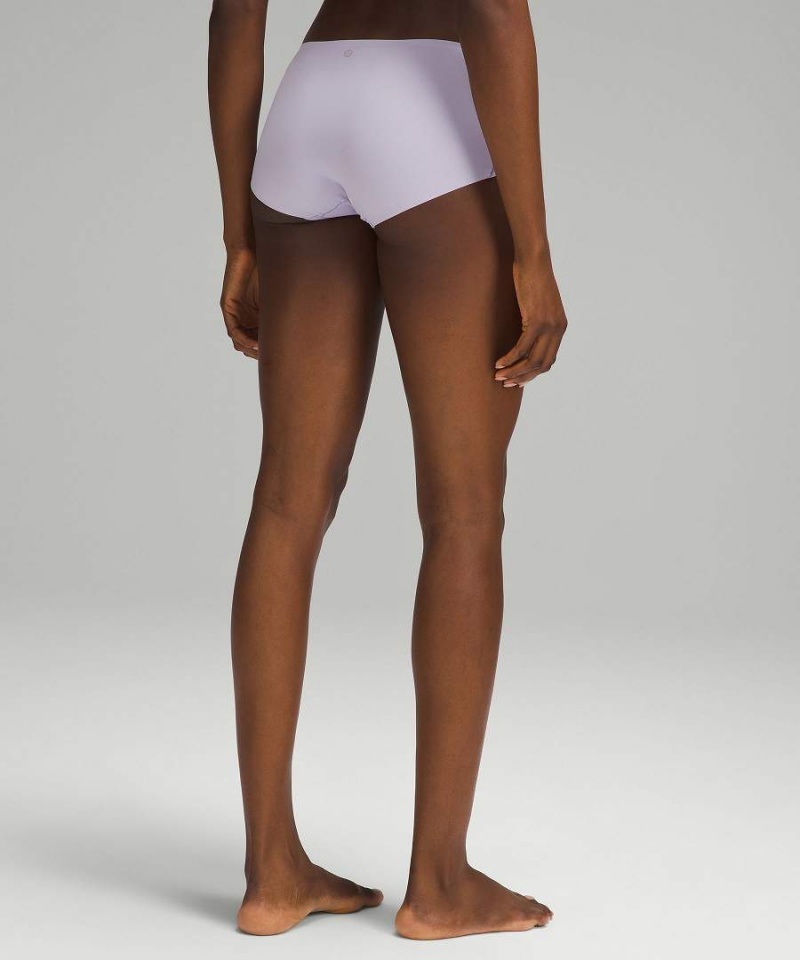 Ropa Interior Lululemon InvisiWear Mid-Rise Boyshort 3 Pack Mujer Negras Chile | 419FXKMIS