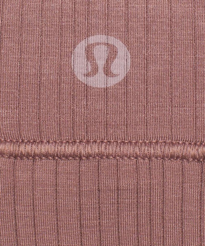 Ropa Interior Lululemon UnderEase Acanalado High-Cintura Tanga 3 Pack Mujer Negras Rosas Chile | 604DNEAOB