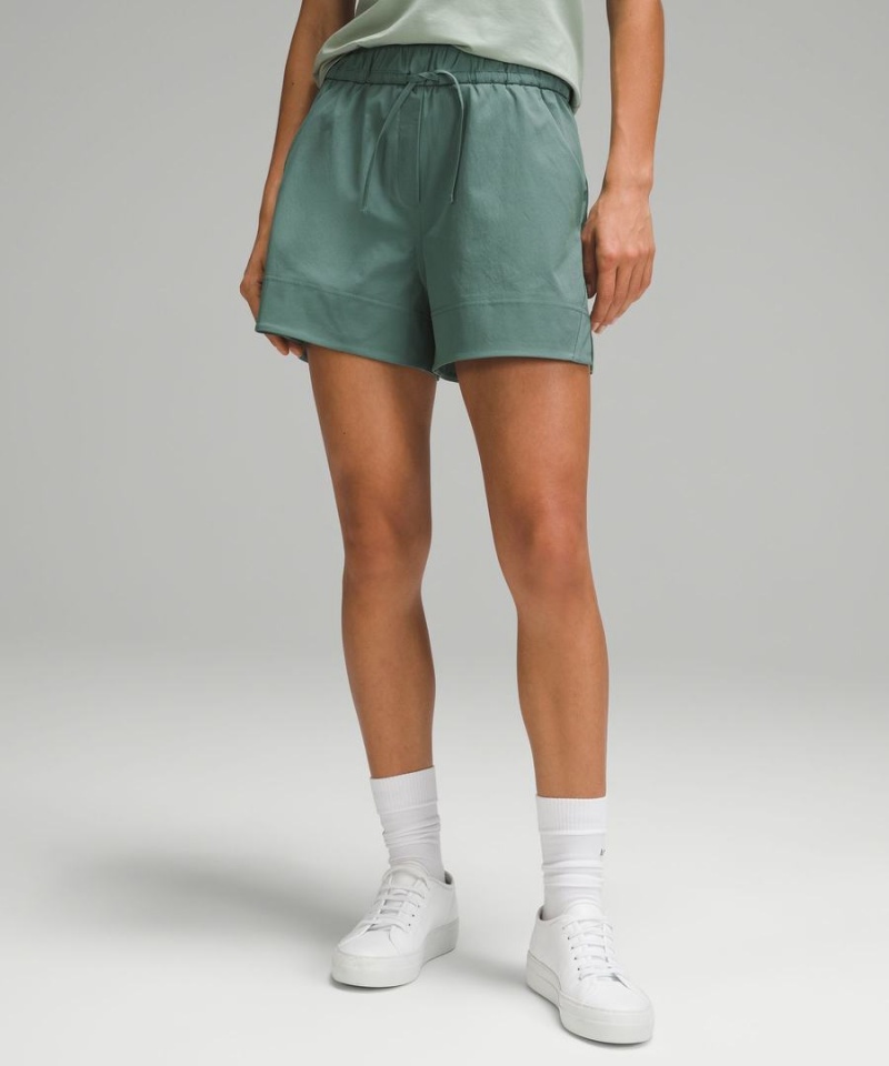 Short Lululemon Cinchable Cintura High-Rise Woven 3.5\