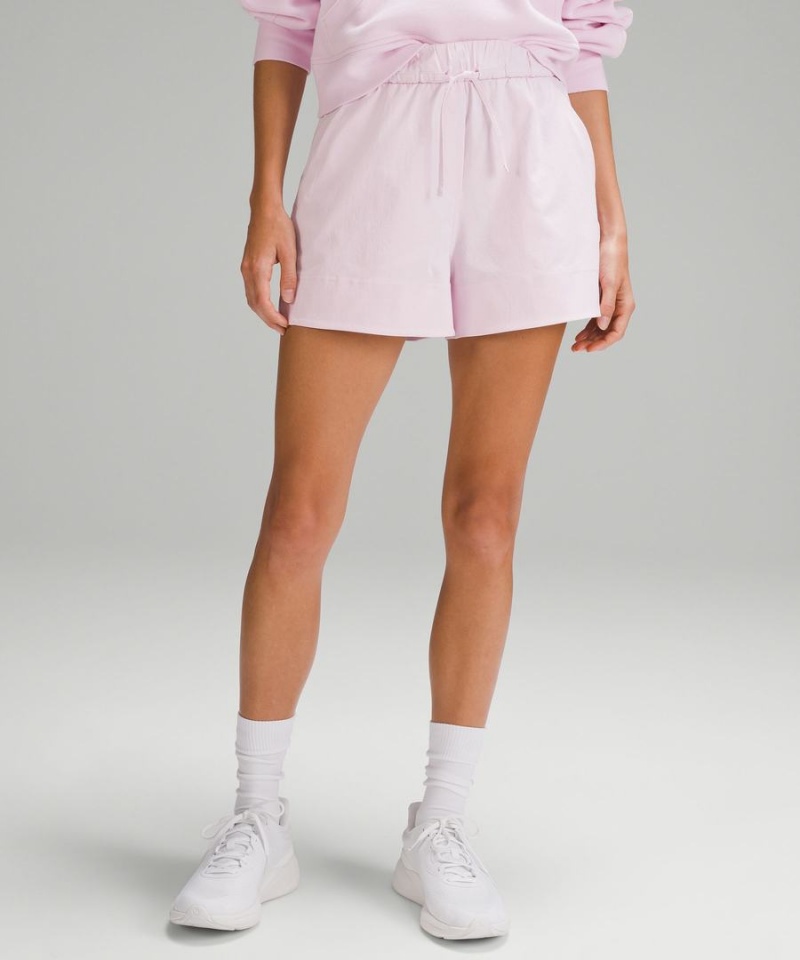 Short Lululemon Cinchable Cintura High-Rise Woven 3.5\