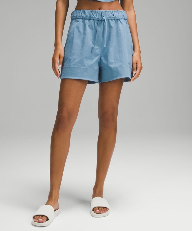 Short Lululemon Cinchable Cintura High-Rise Woven 3.5\