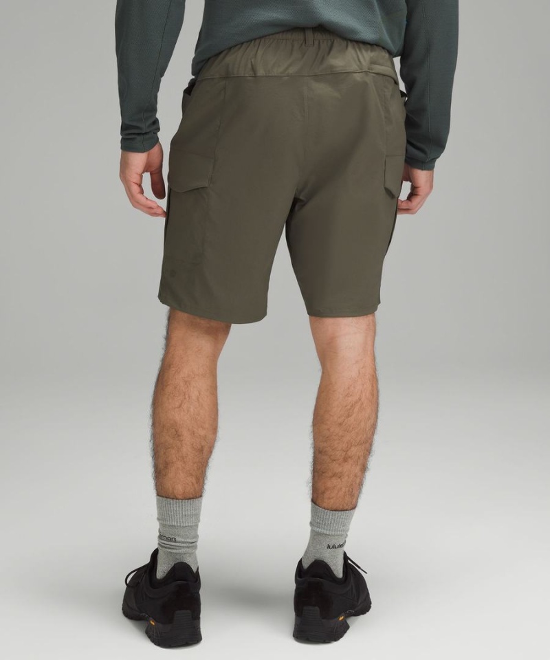 Short Lululemon Classic-Fit 9 Senderismo Cargo Hombre Verde Chile | 751JXGFEQ