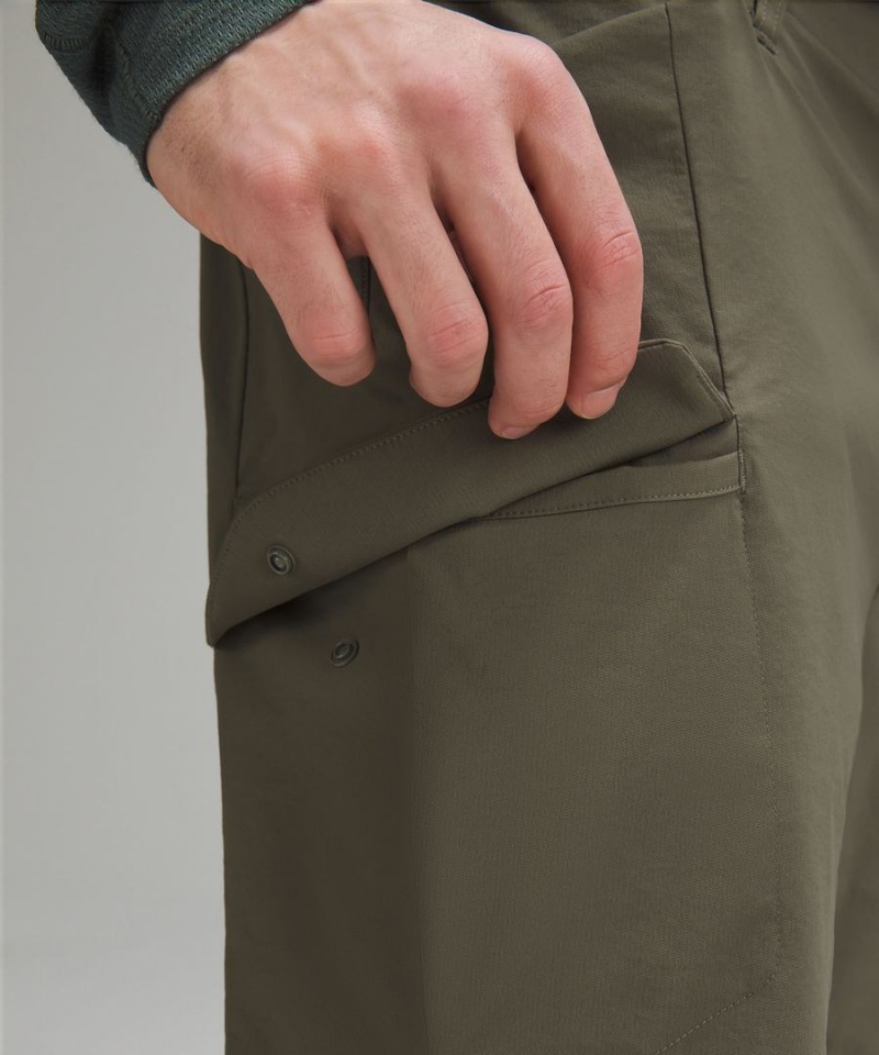 Short Lululemon Classic-Fit 9 Senderismo Cargo Hombre Verde Chile | 751JXGFEQ