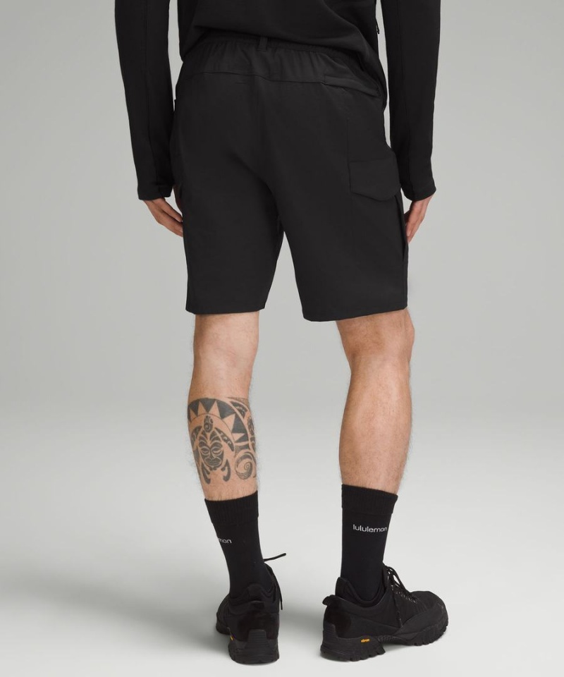 Short Lululemon Classic-Fit 9 Senderismo Cargo Hombre Negras Chile | 861ENMJTL