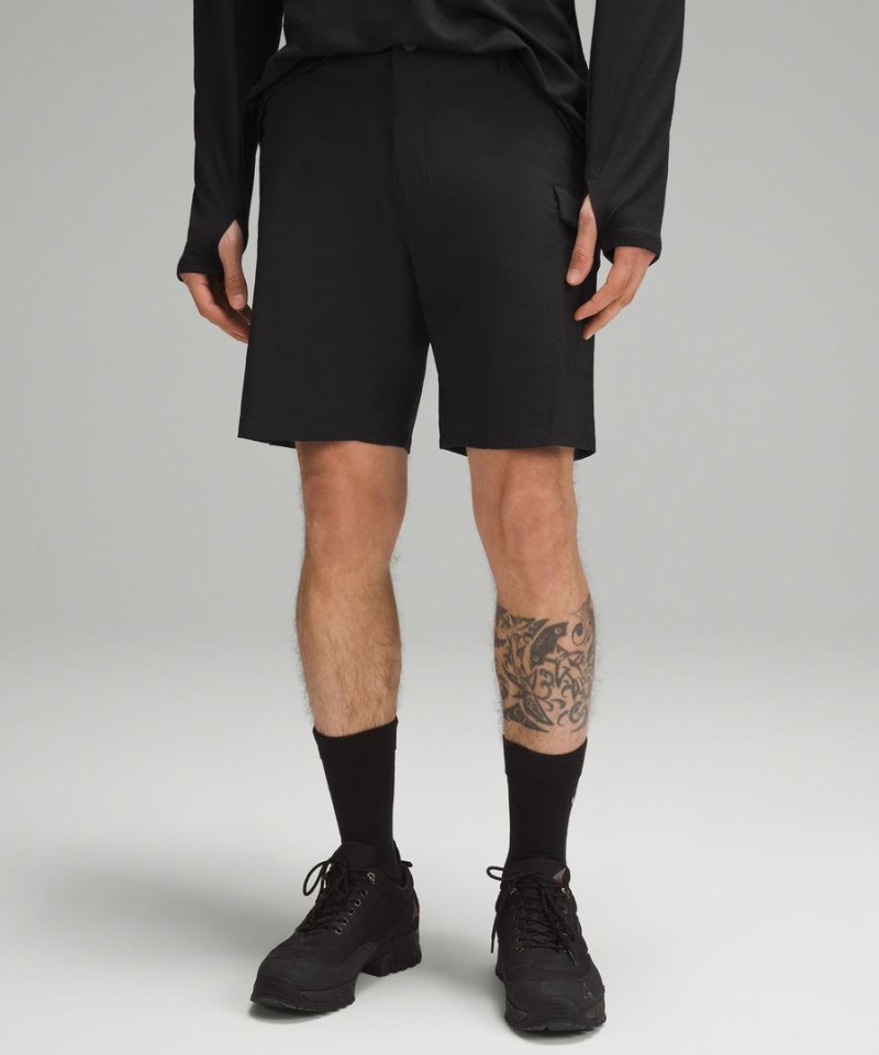 Short Lululemon Classic-Fit 9 Senderismo Cargo Hombre Negras Chile | 861ENMJTL