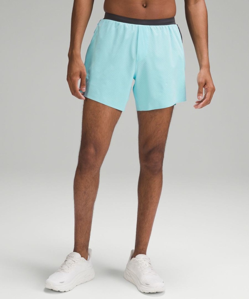 Short Lululemon Fast and Free Carretera to Trail Forro 6\
