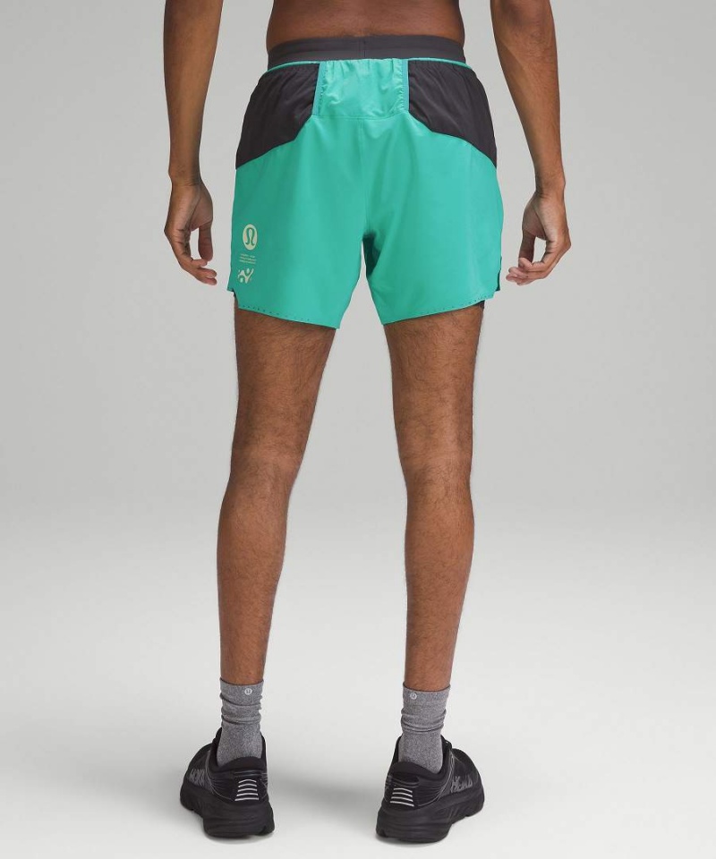 Short Lululemon Fast and Free Carretera to Trail Forro 6