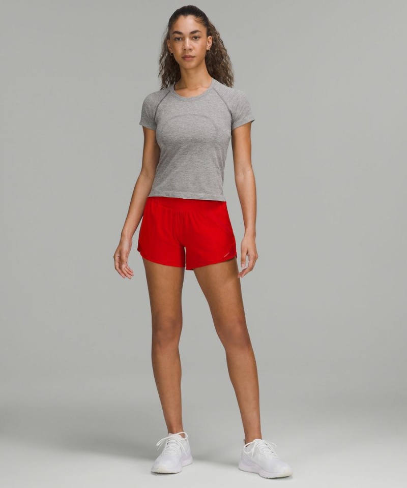 Short Lululemon Hotty Hot Low-Rise Forro 4