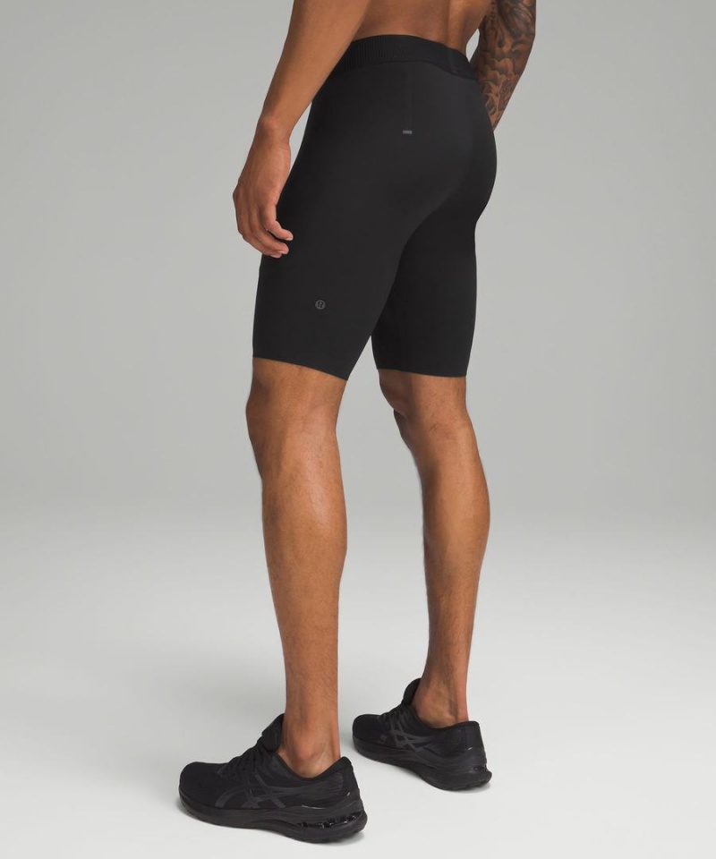 Short Lululemon License to Train Half Tight 9 Hombre Negras Chile | 543FXUYKO