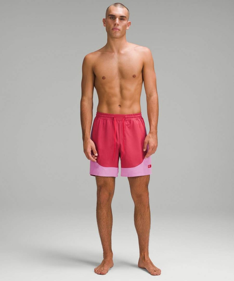 Short Lululemon Pace Breaker Linerless Agua 7