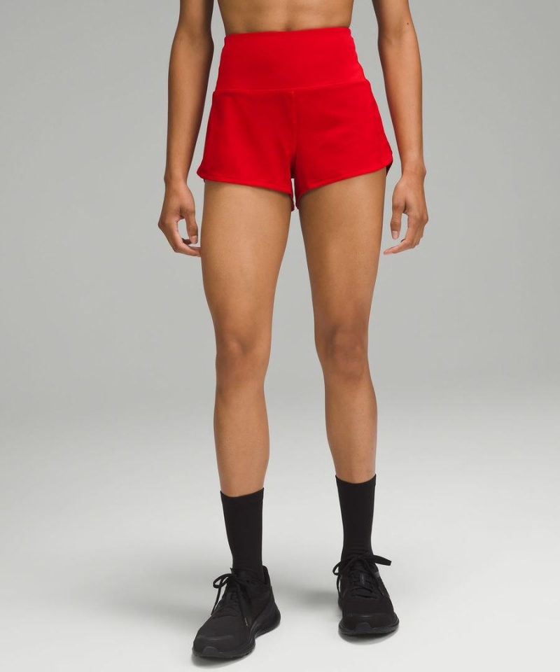 Short Lululemon Speed Up High-Rise Forro 2.5\