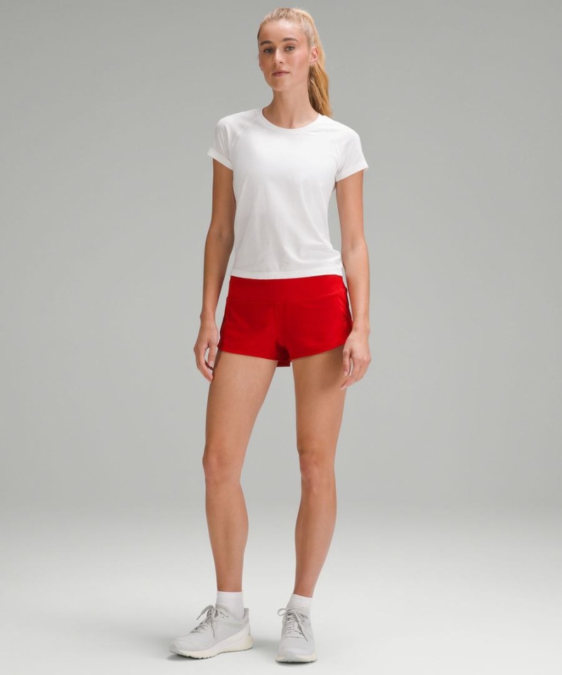 Short Lululemon Speed Up Low-Rise Forro 2.5