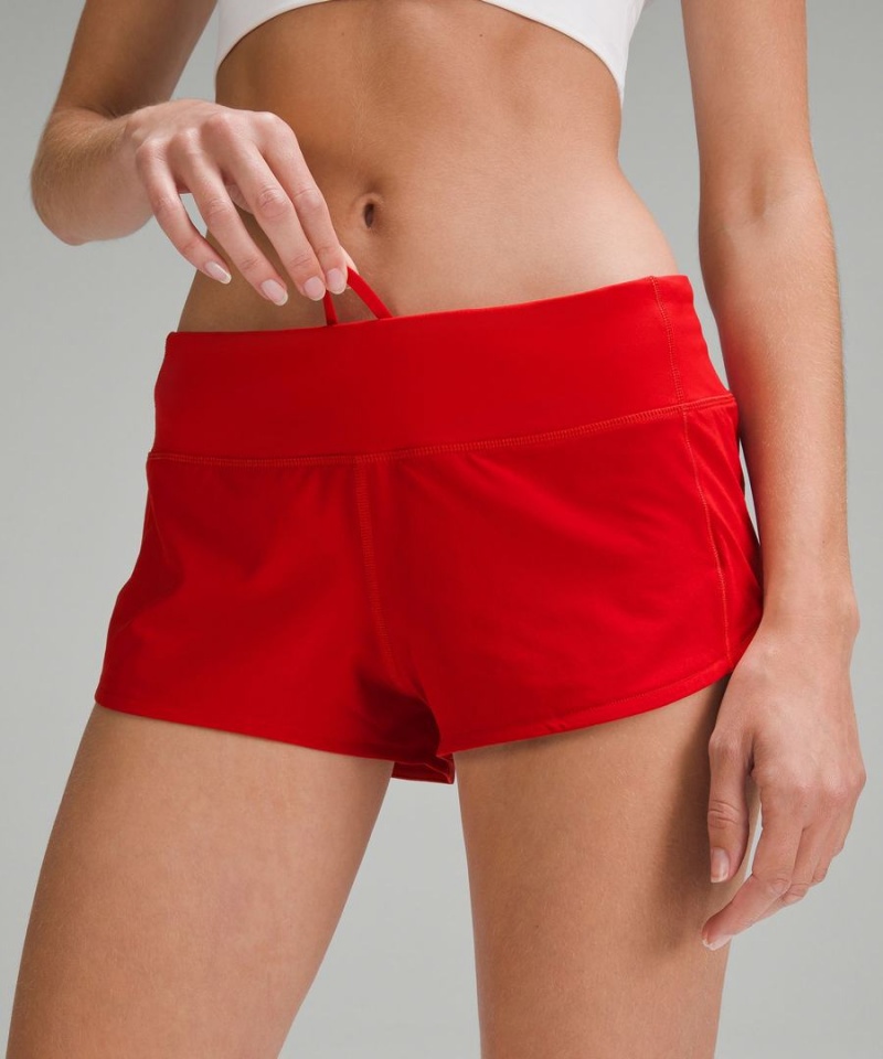 Short Lululemon Speed Up Low-Rise Forro 2.5