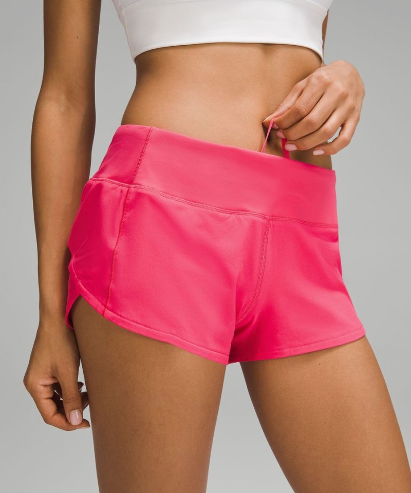 Short Lululemon Speed Up Low-Rise Forro 2.5