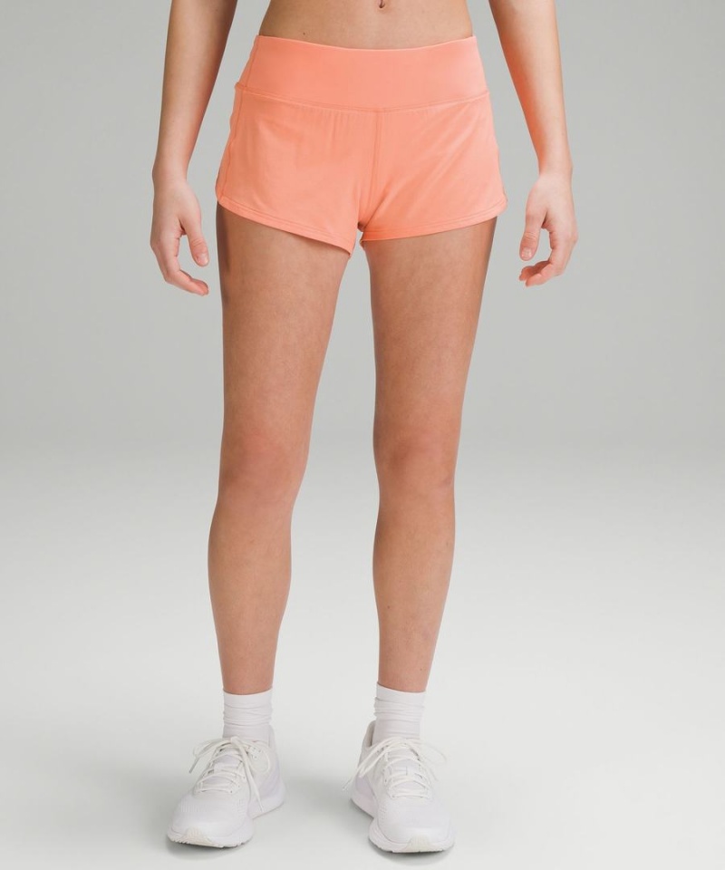 Short Lululemon Speed Up Low-Rise Forro 2.5\