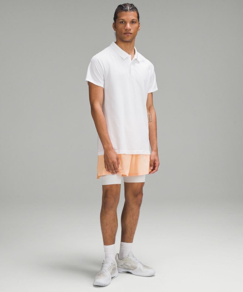 Short Lululemon Vented Tenis Hombre Naranjas Rosas Chile | 139JKPVBA