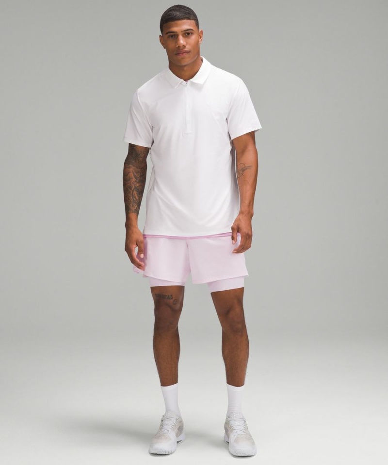 Short Lululemon Vented Tenis Hombre Rosas Chile | 173ZKXBGP
