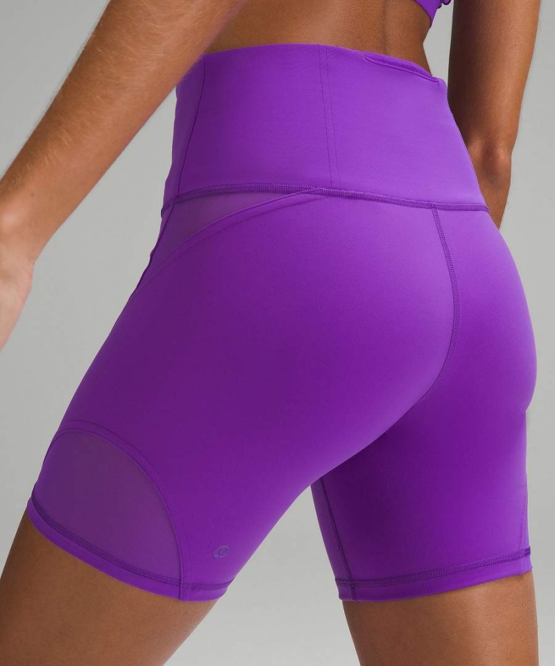 Short Lululemon Wunder Train Mesh Panel High-Rise 6