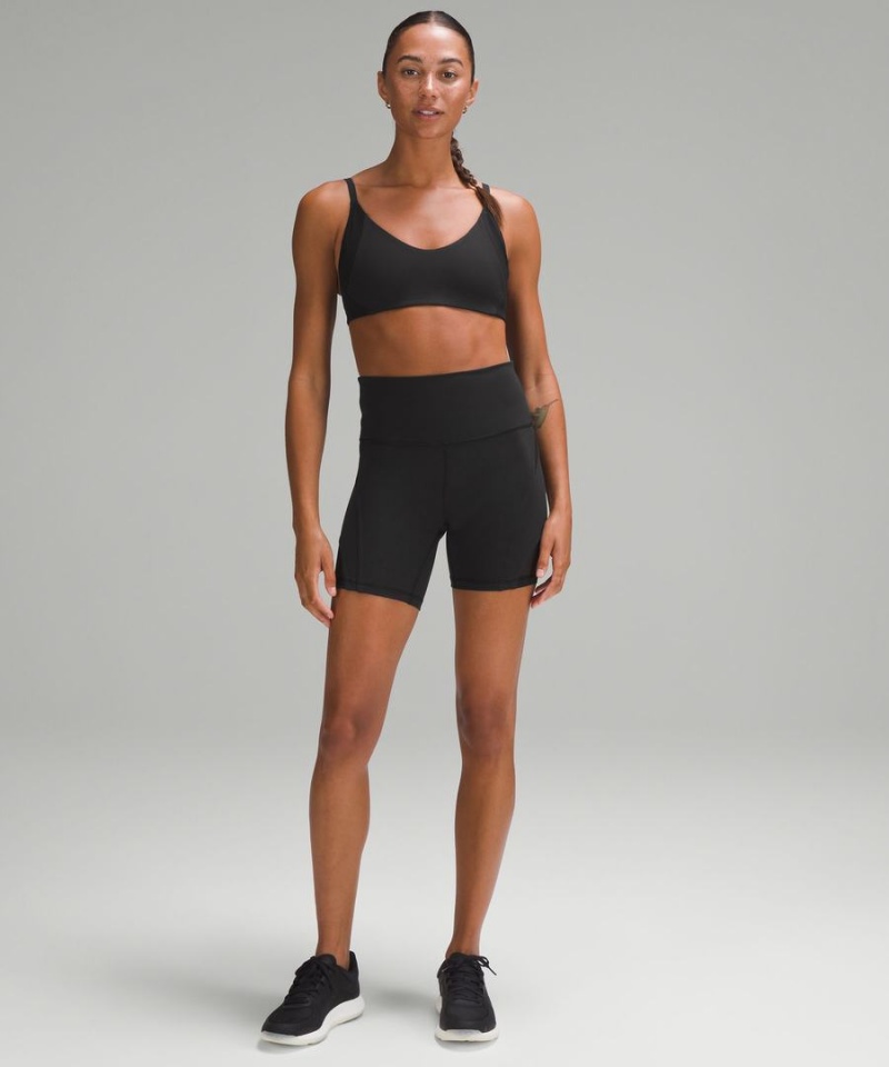 Short Lululemon Wunder Train Mesh Panel High-Rise 6