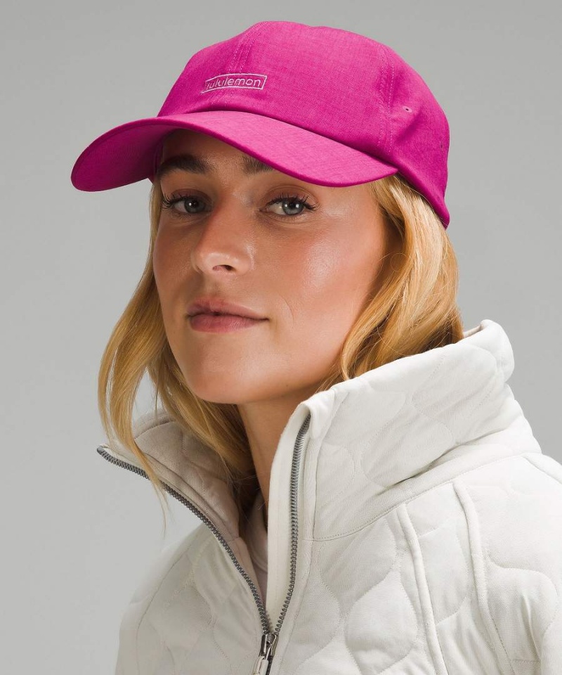 Sombreros Lululemon Baller Soft Embroidered Mujer Burdeos Chile | 945PWZRMN