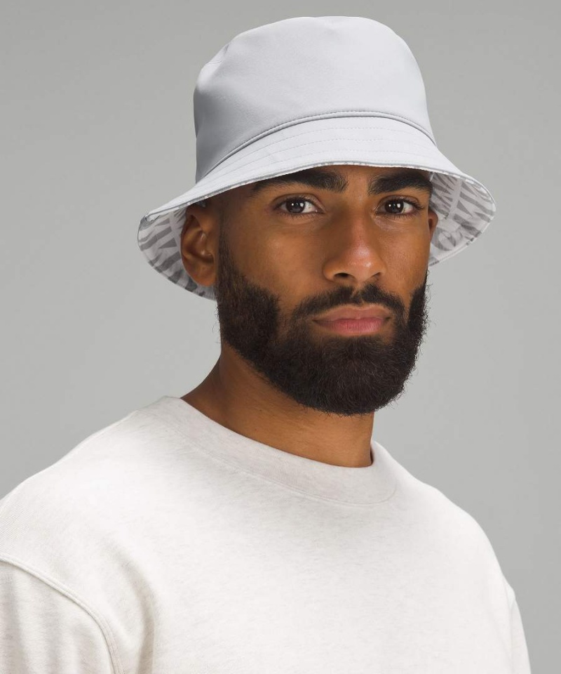 Sombreros Lululemon Both Ways Reversible Manifesto Print Bucket Hombre Beige Rojas Chile | 164EGZMXI