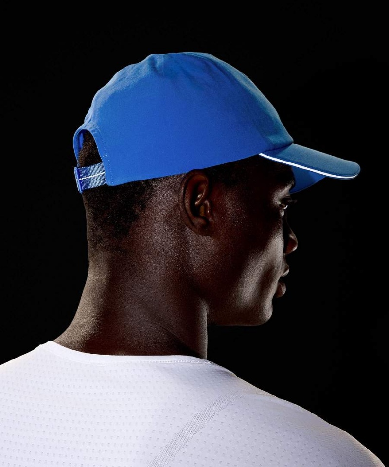 Sombreros Lululemon Fast and Free Correr Hombre Azules Chile | 341ICKJXZ