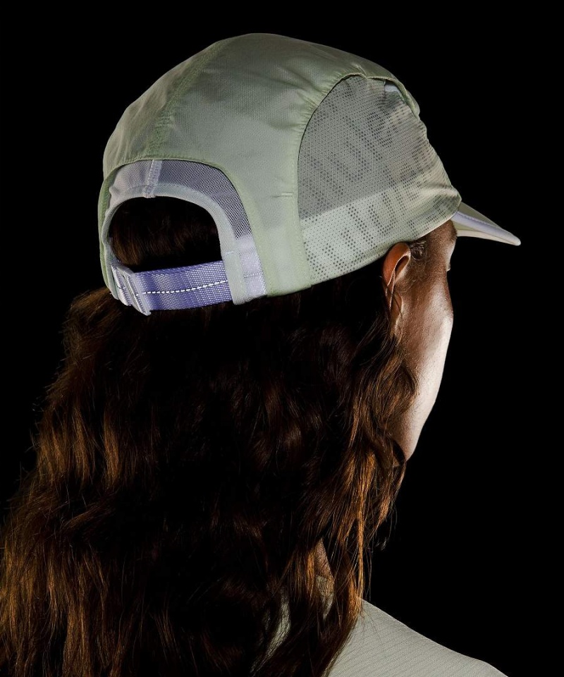 Sombreros Lululemon High Ventilation Correr Hombre Verde Blancas Chile | 875NRYOKF