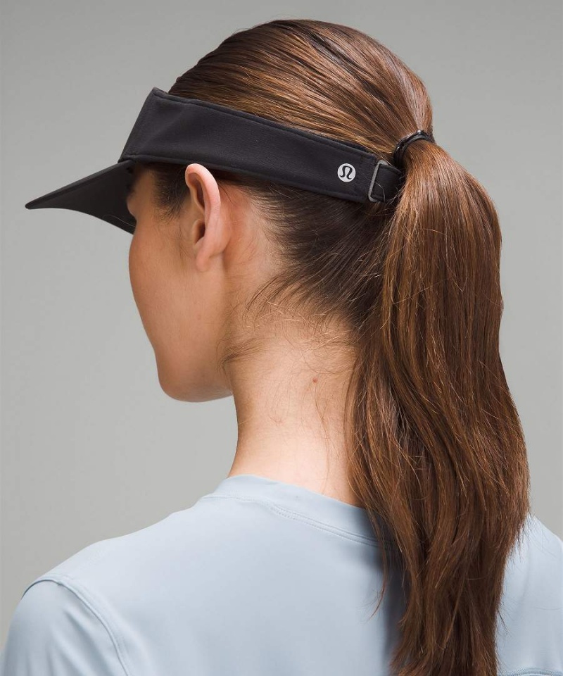 Sombreros Lululemon Removable Sweatband All-Deporte Visor Hombre Negras Chile | 258BEHLGS