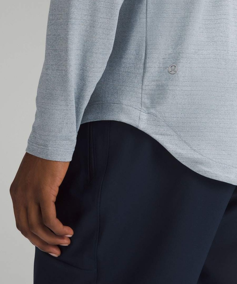Sudadera con Capucha Lululemon Drysense Hombre Azules Chile | 081GCQHUP