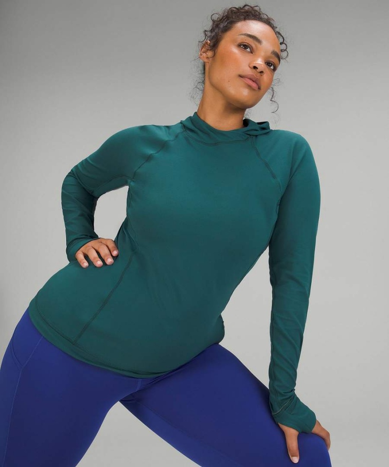 Sudadera con Capucha Lululemon It\'s Rulu Long-Sleeve Mujer Verde Chile | 064WNKPUO