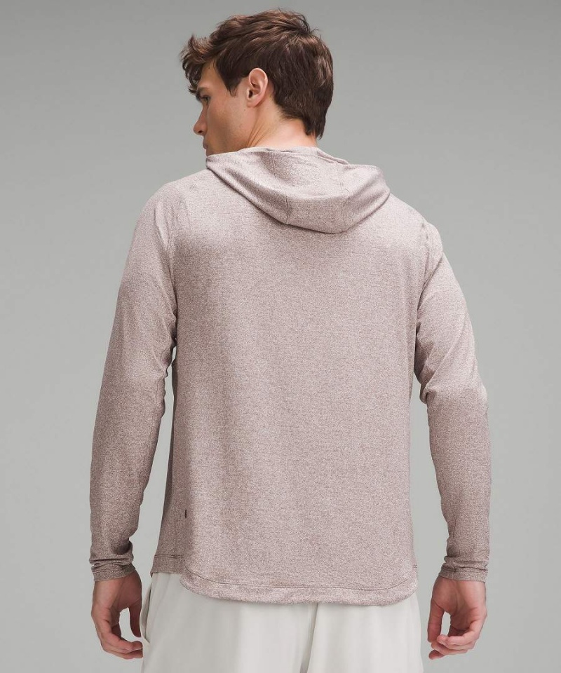 Sudadera con Capucha Lululemon License to Train Hombre Gris Blancas Chile | 682KSQAOM