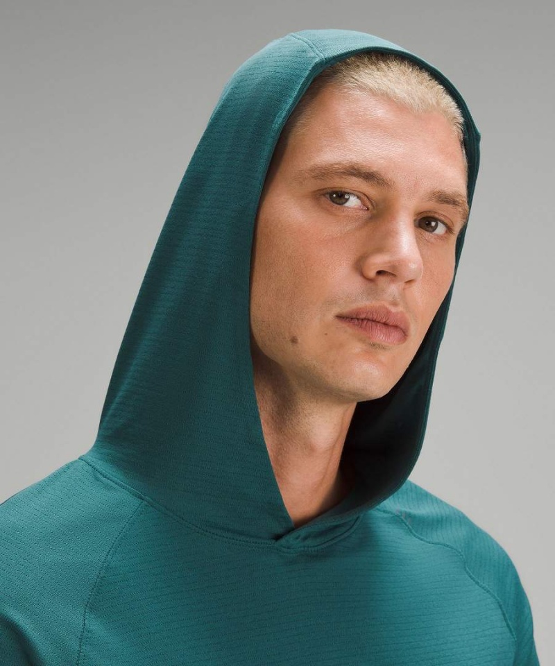 Sudadera con Capucha Lululemon License to Train Hombre Turquesa Chile | 157DMJPGI